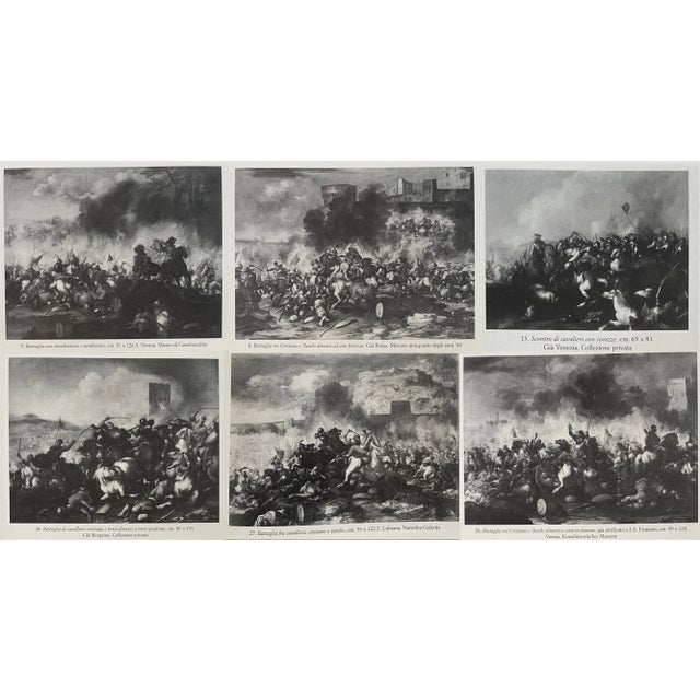 Antonio Calza, Battle Knights Landscape, 1700, Oil on Canvas For Sale - Image 9 of 13