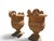 Impruneta Terracotta Urns with Faun Heads and Acanthus Leaves, Italy, 1950, Set of 4 For Sale - Image 6 of 9