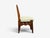 Auburn Guillerme & Chambron, Dining Chair, Oak, Green Fabric, France, 1950s For Sale - Image 8 of 9