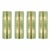 Chrome Contemporary Rectangular Murano Glass Wall Sconces With Chrome Finish – Set of Four For Sale - Image 8 of 10
