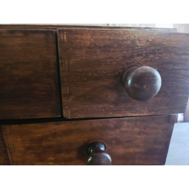 Brown Vintage Apothecary Italian Cabinet For Sale - Image 8 of 15