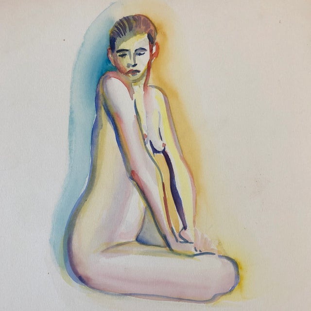 Original painting on paper Unsigned Study 11 x 13. unframed ( from large portfolio check other listings