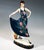 Goldscheider art ceramic figurine of the 1920s: depiction of the actress and dancer lilian harvey wearing a dark wig and...