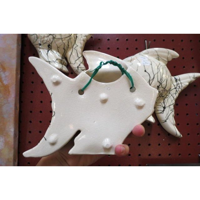 Vintage Mid Century Modern Ceramic Fish Wall Plaques Set of 3 Chairish