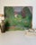 Abstract 1970s Oil on Cardboard Summer Garden Landscape by Swiss Artist Kaspar Ilg For Sale - Image 3 of 10