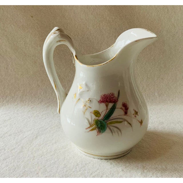 Exceptional Antique French Limoges Creamer by Gerard DuFressis - Mid-19th Century For Sale - Image 9 of 10