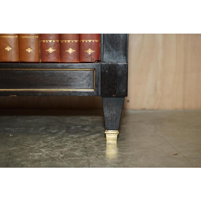 Antique French Bookcase with Marble Top For Sale - Image 9 of 18