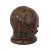 Late 19th Century Antique Tanzania Helmet Mask on Stand For Sale - Image 5 of 9