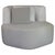 1 Module Pierre chair by Plumbum Dimensions: 36" x 43" x H 29" Materials: Upholstered with holland and sherry wool. Also...