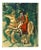 Unknown, Knight and Girl, Painting, 1950s For Sale