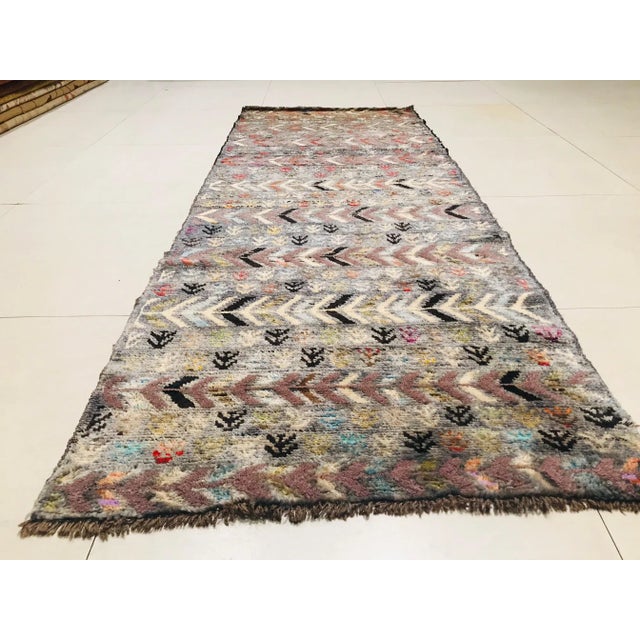 Vintage Hand-Crafted Wool Carpet, 1981 For Sale - Image 3 of 13