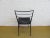 Mid-Century Modern 1960s Vintage Mid-Century Modern Metal and Leather Dining Chairs For Sale - Image 3 of 10