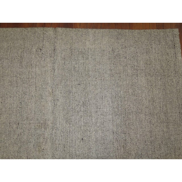 Gray Vintage Turkish Kilim Flat-Weave For Sale In New York - Image 6 of 6
