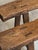 Vintage Farmhouse Benches in Oak, 1950s, Set of 2 For Sale - Image 4 of 18