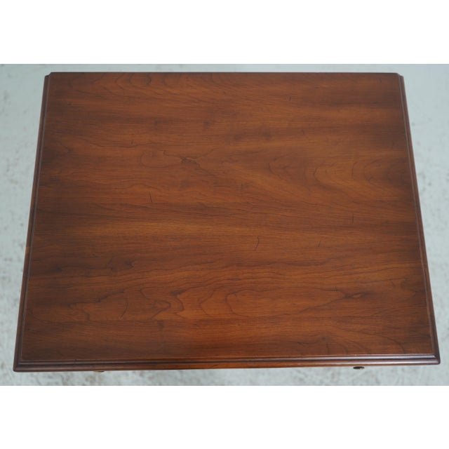 Wood Pair of Henkel Harris Cherry 4 Drawer Chests Nightstands For Sale - Image 7 of 18