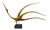 Meloniski, Depicting a Bird in Flight, 1950s, Metal For Sale