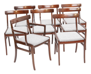 Mahogany Dining Chairs by Ole Wanscher for Poul Jeppesen, 1960s, Set of 8