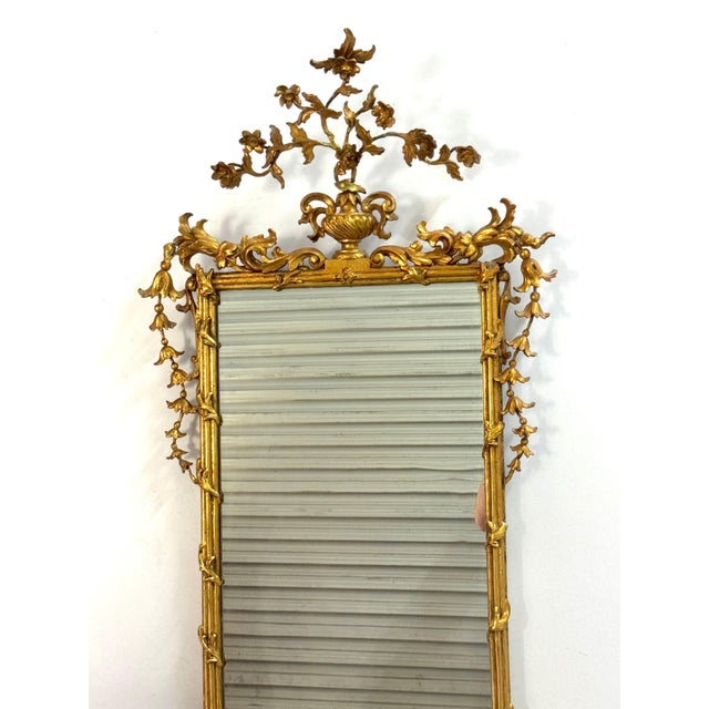 18th Century Italian Neoclassical Carved Giltwood Mirror For Sale - Image 15 of 18