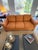 Stewart Furniture Orange Tweed Sofa For Sale In Washington DC - Image 6 of 13