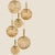 Glass Cascade Fixture with Eight Bubbled Glass Pendants attributed to Helena Tynell, Germany, 1970s For Sale - Image 7 of 15