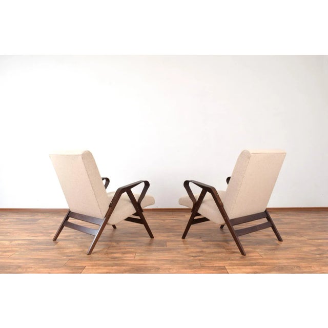 Mid-Century Lounge Chairs by František Jirák for Tatra, 1960s, Set of 2 For Sale - Image 4 of 16