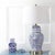 Blue and White Chinoiserie Ginger Jar Table Lamp, 29.5 Inch For Sale - Image 9 of 9