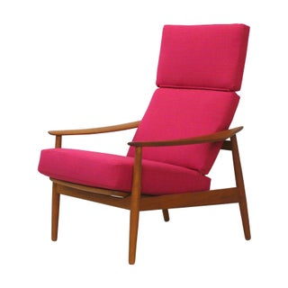 Danish Teak Lounge Chair Arne Vodder France & Son For Sale