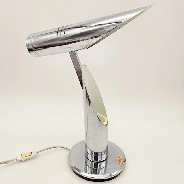 1970s Chrome-Plated Tharsis Table Lamp by Luis Perez De Olivia Fase, 1973 For Sale - Image 5 of 9