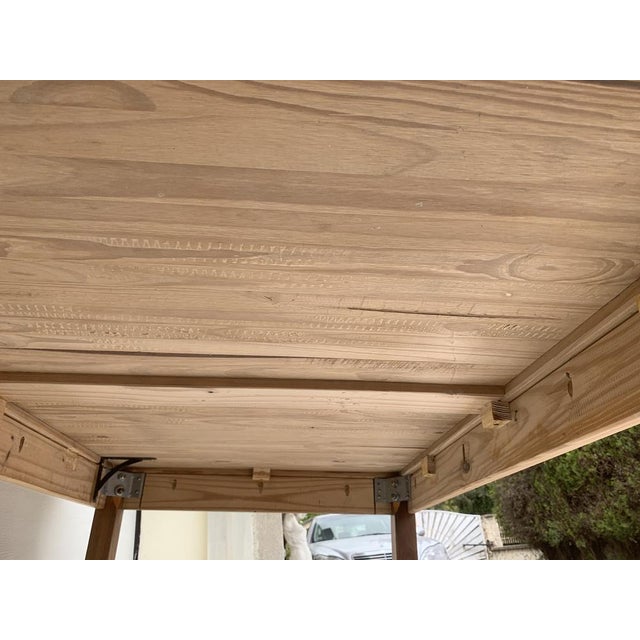 Scandinavian Rustic Pine Table, 1970s For Sale - Image 6 of 18