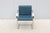 2010s Ludwig Mies Van Der Rohe Brno Flat Bar Chair in Indigo Blue Vinyl by Gordon For Sale - Image 5 of 18
