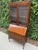 Vintage Uk Imported Edwardian Style Bureau Bookcase/Secretary Desk For Sale - Image 4 of 18