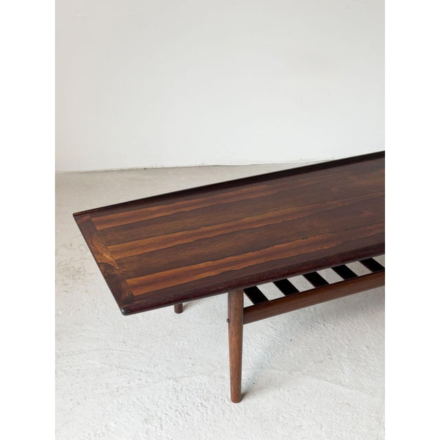 Danish Rosewood Coffee Table attributed to Svend Aage Eriksen for Glostrup, 1960s For Sale - Image 17 of 18