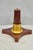 Vintage French Regency Style Mahogany & Gold Gilt Plume Table Pedestal Base (B) For Sale - Image 10 of 17