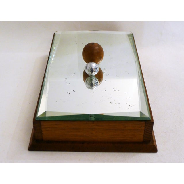 1950s Large Art Deco Box with Ball Handles by Jacques Adnet, 1950s For Sale - Image 5 of 17