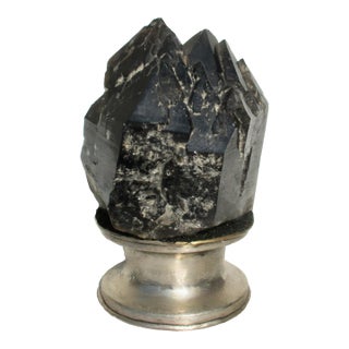 Black Quartz Natural Crystal Point For Sale