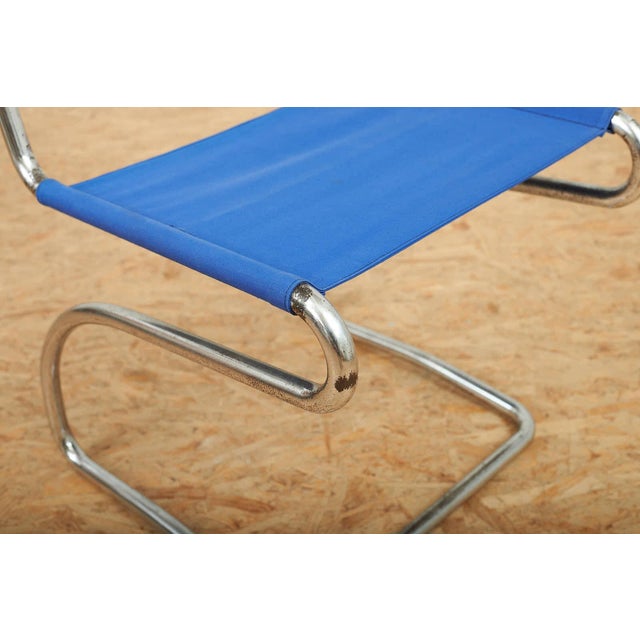 Model H-79 Cantilever Chair in Chrome-Plated Tubular Steel and Fabric by Jindrich Halabala for Up Závody, 1931 For Sale - Image 6 of 12