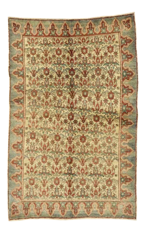 Vintage Turkish Oushak Rug - 05'00 X 07'07