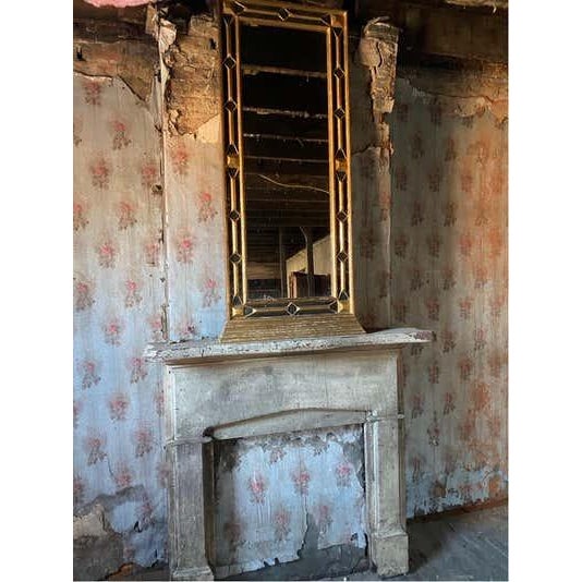 Italian Giltwood Wall Mirror, Hollywood Regency, Lattice Design, 1965 For Sale In Philadelphia - Image 6 of 15