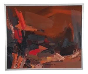 Bo Westberg-Gren, Coral, 1965, Oil on Panel