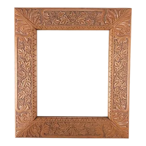 Arts and Crafts Carved Mirror, England circa 1900 NEEDS PIC