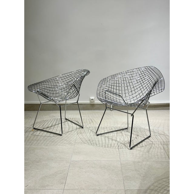 Set of Diamond Armchairs by Harry Bertoia, 2000 For Sale - Image 10 of 13