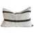 White Vintage Turkish Rug Lumbar Pillow With Down Insert For Sale - Image 8 of 8