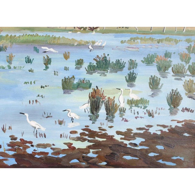 Yves Brayer, Springtime in the Camargue, 1960s, Oil on Canvas For Sale - Image 18 of 18