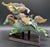 Antique Chinese Polychrome Glazed Imperial Tile: Warrior/Deity Riding a Ram For Sale - Image 4 of 8