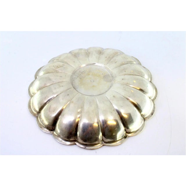 Fruit Bowl in Gummed Silver For Sale - Image 4 of 7