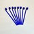 1940s Italian Art Deco Hollywood Regency Glass Swizzle Stick Spoons & Straws - Set of 8 For Sale - Image 4 of 6