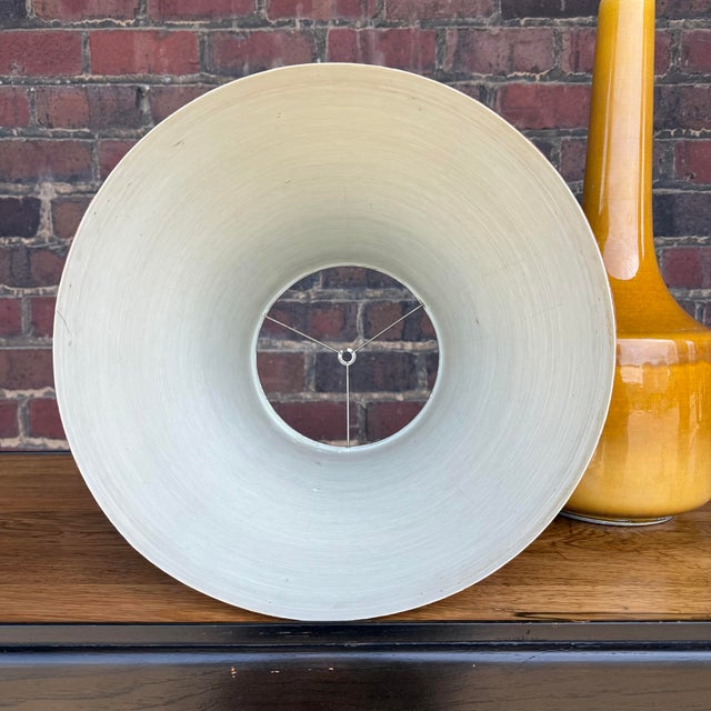 Ceramic 1960s Mid-Century Modern Lotte and Gunnar Bostlund Danish Gold Yellow Ceramic Table Lamp For Sale - Image 7 of 12