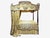 George Iii, Mahogany, Gilt-Wood, Silk, Canopy Bed, England C. 1880s For Sale - Image 4 of 18
