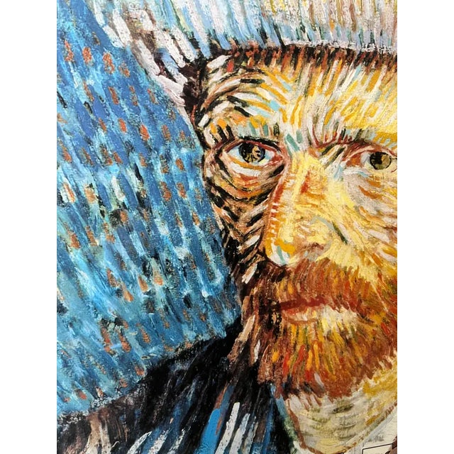 Blue Vincent Van Gogh Immersive Exhibition Original Poster , Framed 2021 For Sale - Image 8 of 10
