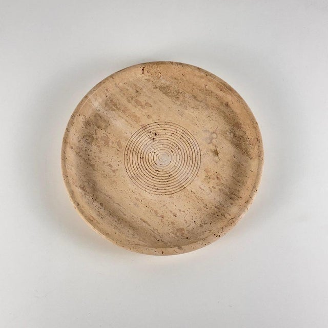 Travertine Centerpiece attributed to Pier Alessandro Giusti & Di Rosa for Up & Up, 1970s For Sale - Image 3 of 11
